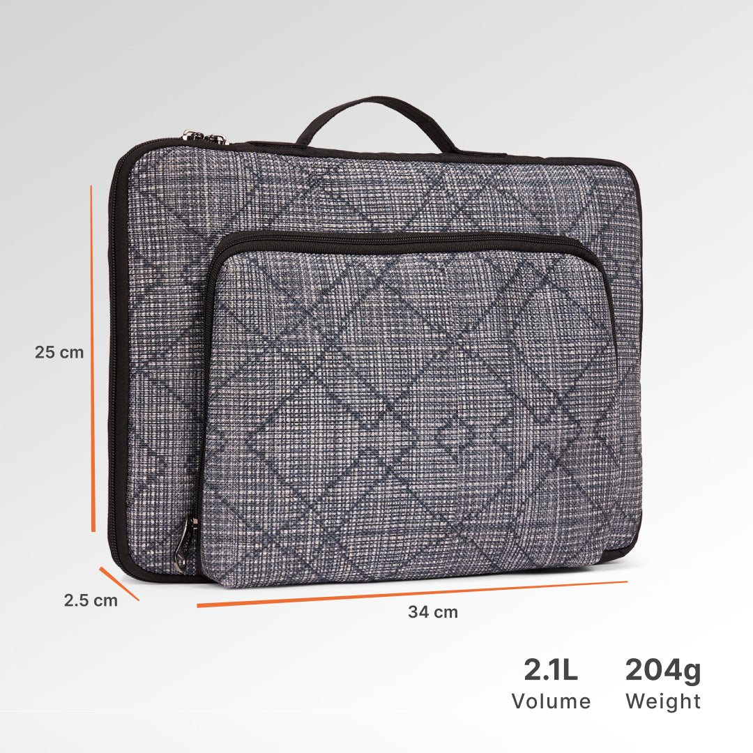 Calcutta Pixels Urban Laptop Sleeve - 14inch (Black)