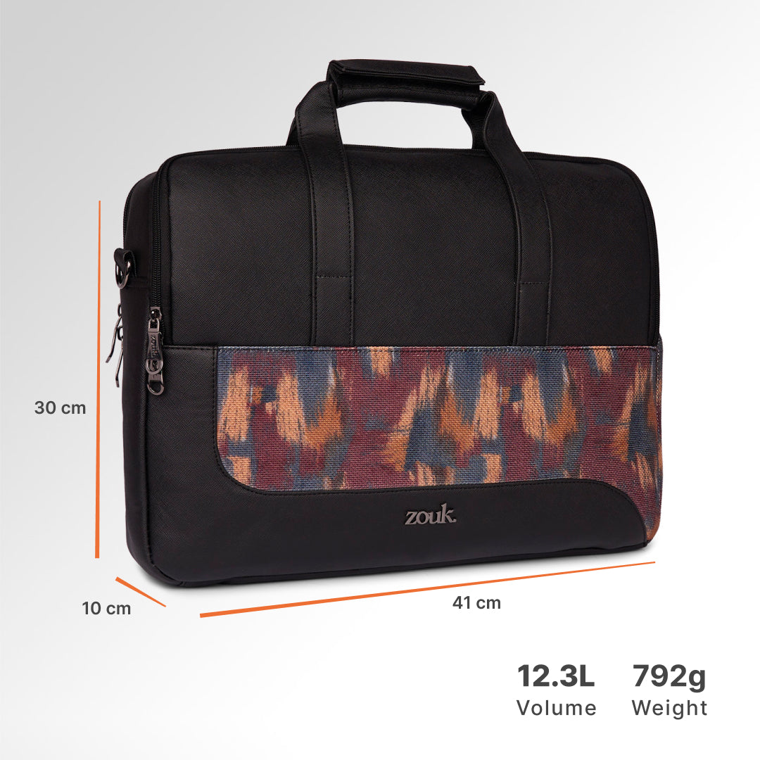Ajanta Allure Office Laptop Bag (Black)