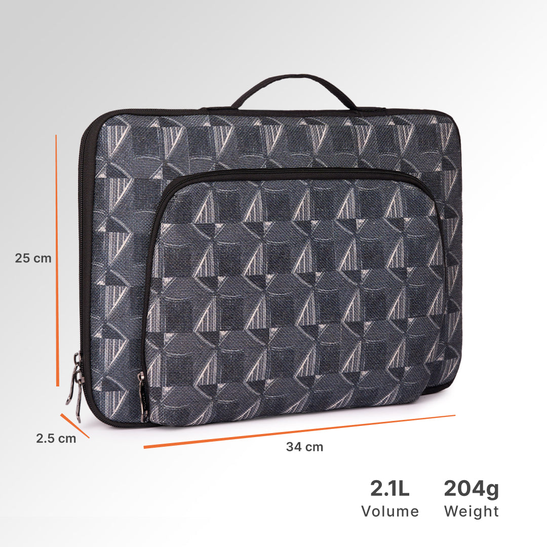 Kochi Carbon Signature Laptop Sleeve - 14inch (Black)