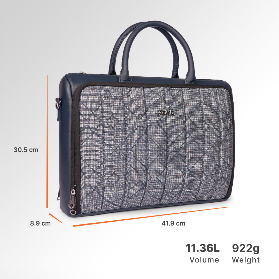 Calcutta Pixels Pro Laptop Bag (Blue)