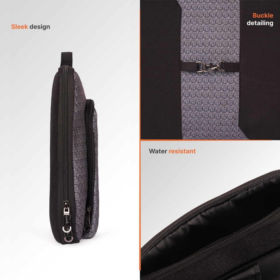 Zanskar Zenith Signature Laptop Sleeve - 16inch (Black)