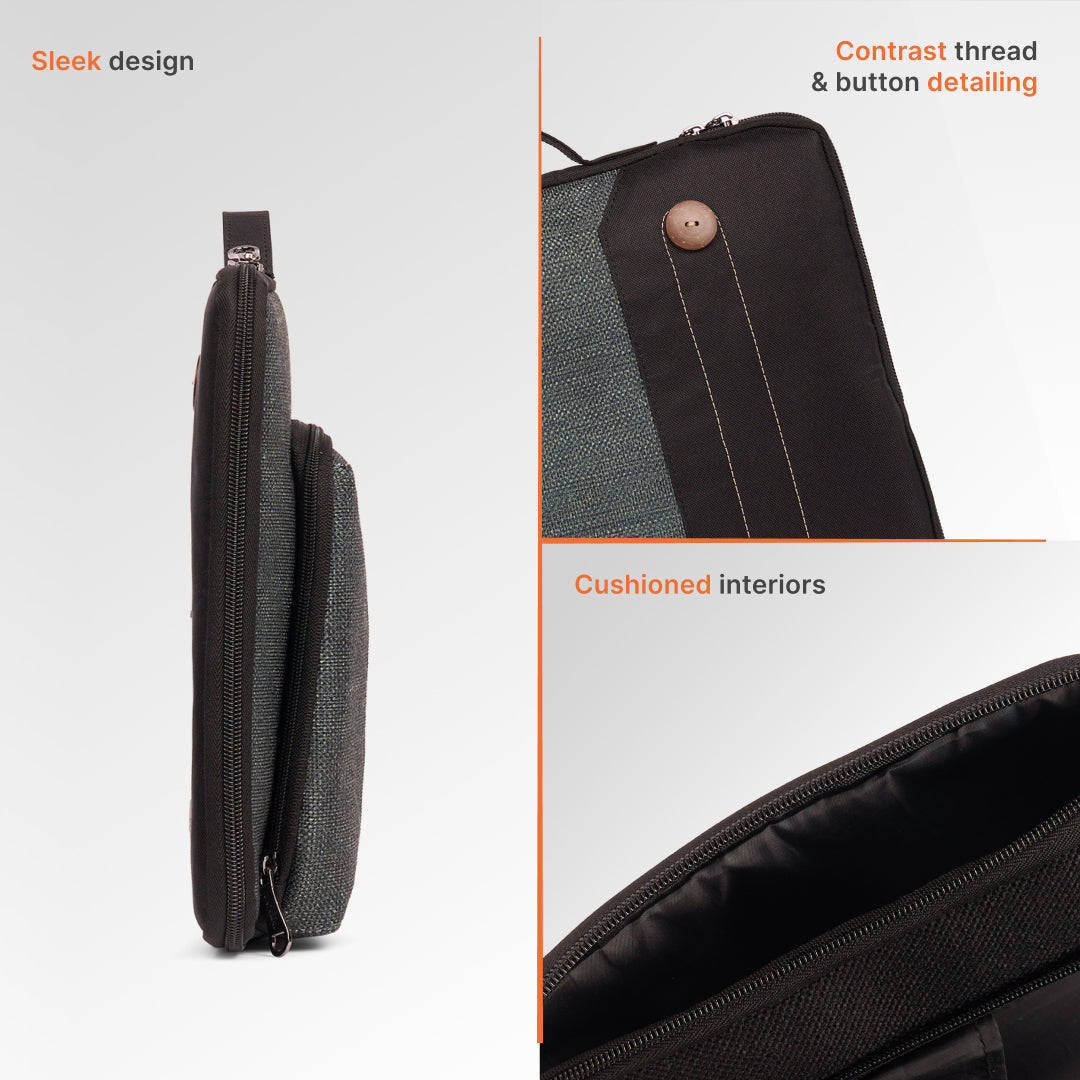 Ajmer Haze Urban Laptop Sleeve - 15.6inch (Black)