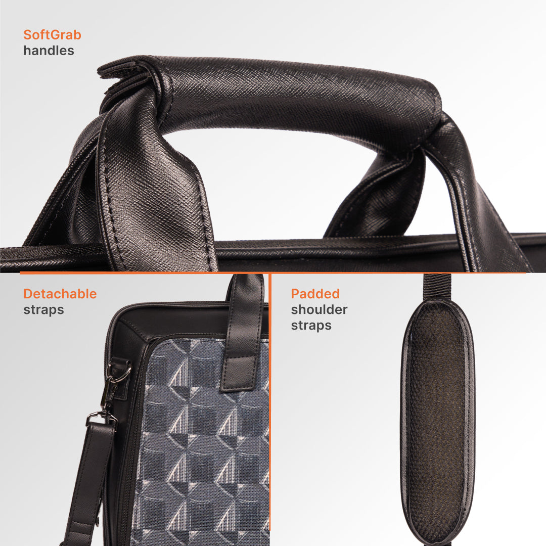 Kochi Carbon Executive Laptop Bag (Black)