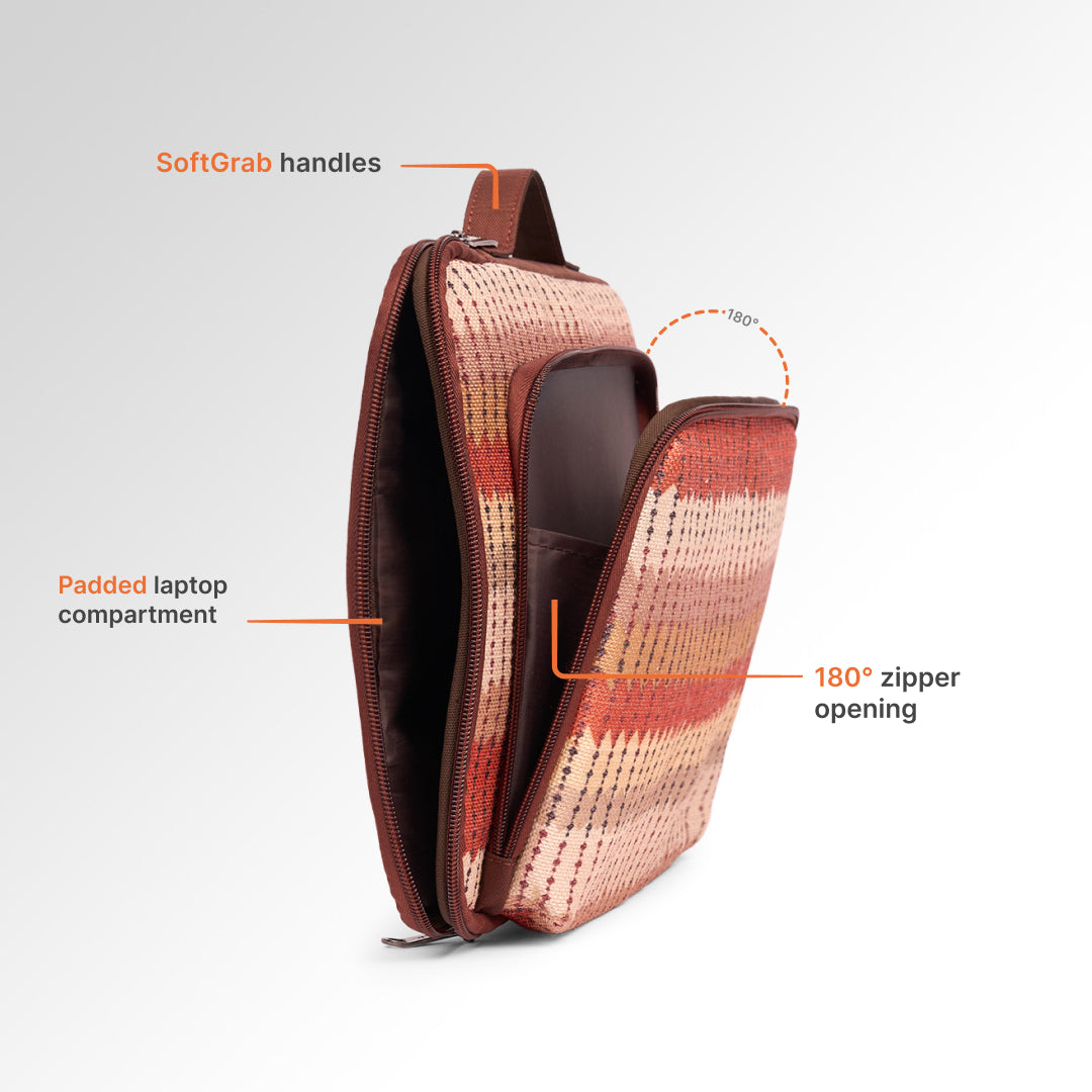 Cochin Cortado Urban Laptop Sleeve - 14inch (Brown)