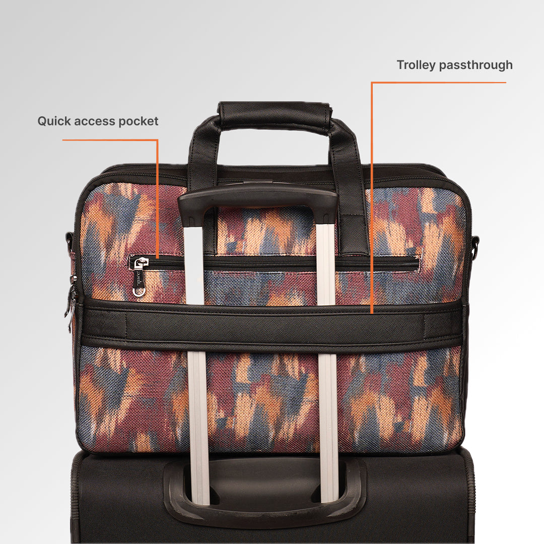 Ajanta Allure Office Laptop Bag (Black)