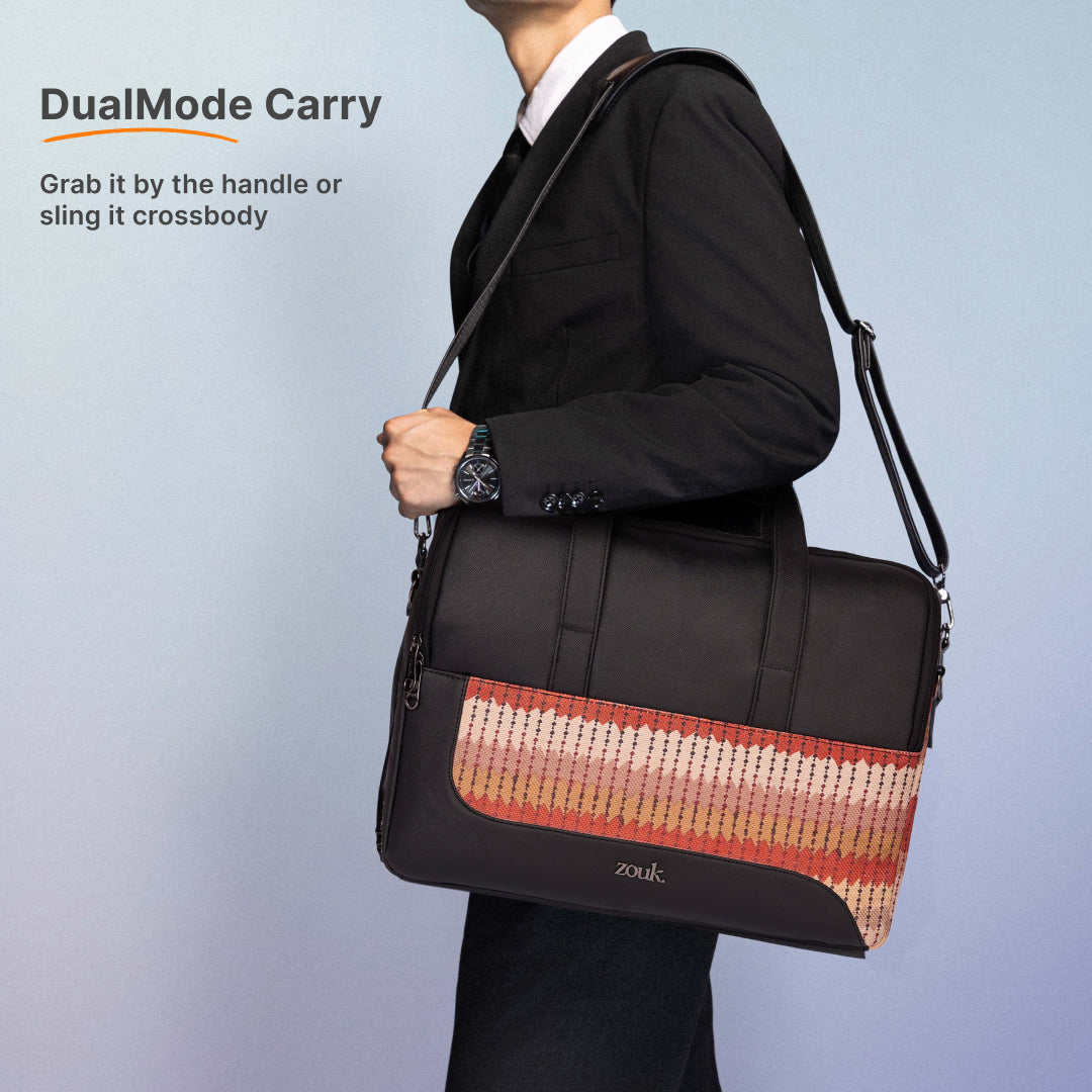 Cochin Cortado Office Laptop Bag (Black)