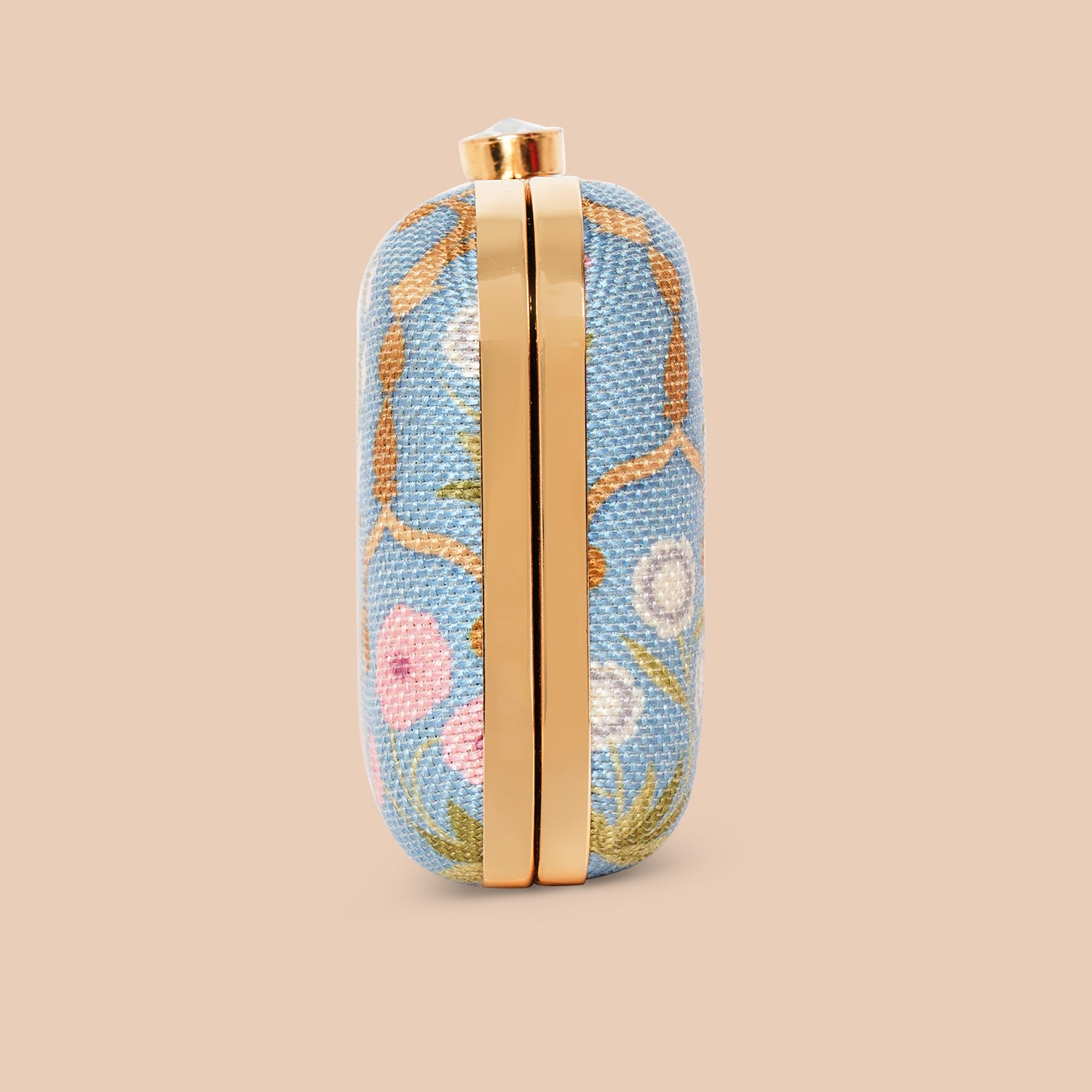 Jaipur Fresco Blue Clutch