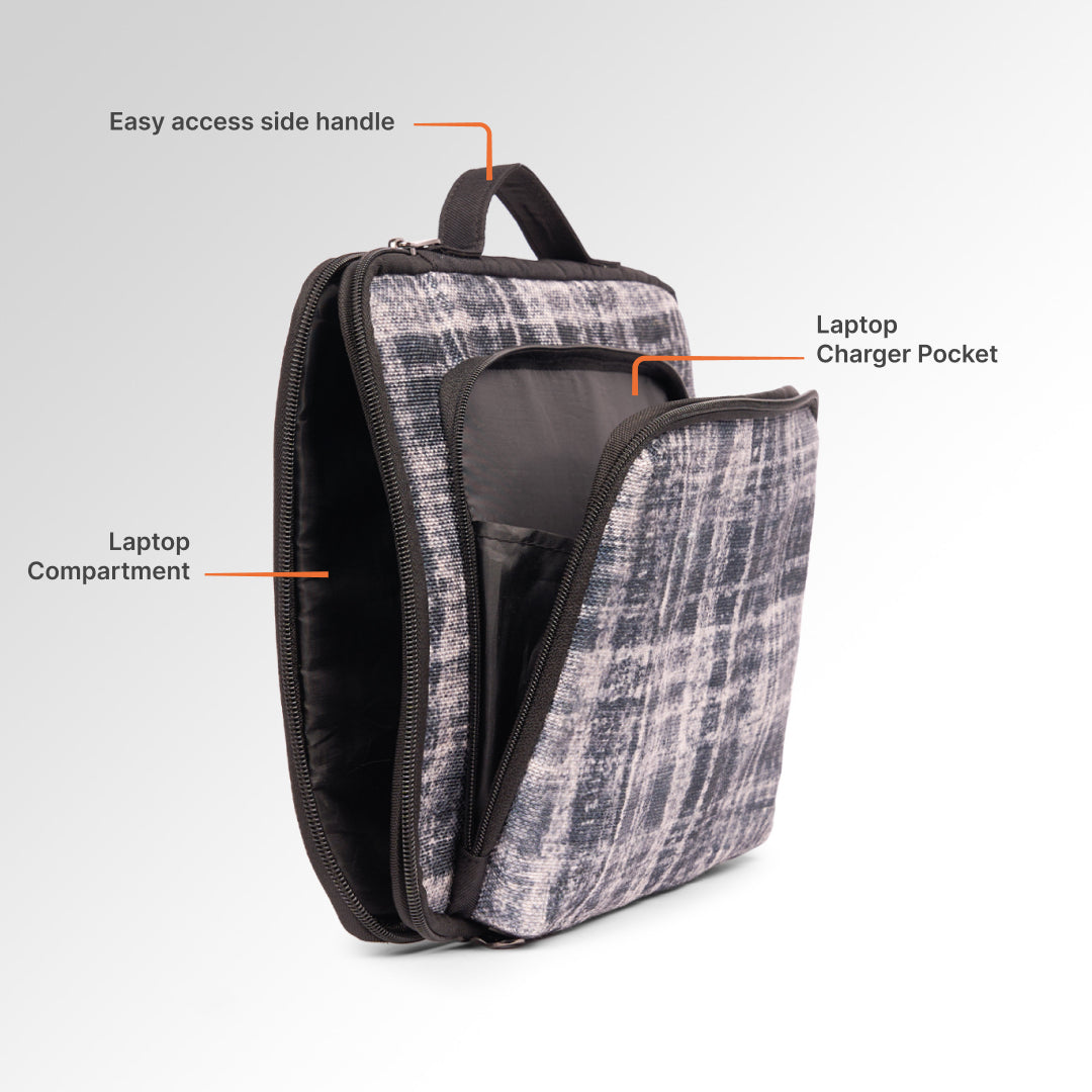 Leh Grit Urban Laptop Sleeve - 14inch (Black)