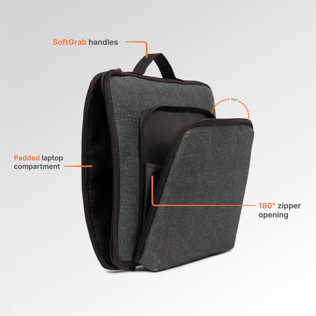 Ajmer Haze Signature Laptop Sleeve - 14inch (Black)