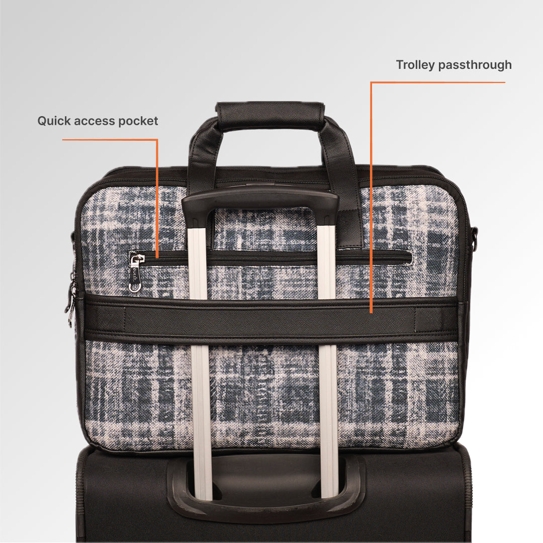 Leh Grit Office Laptop Bag (Black)