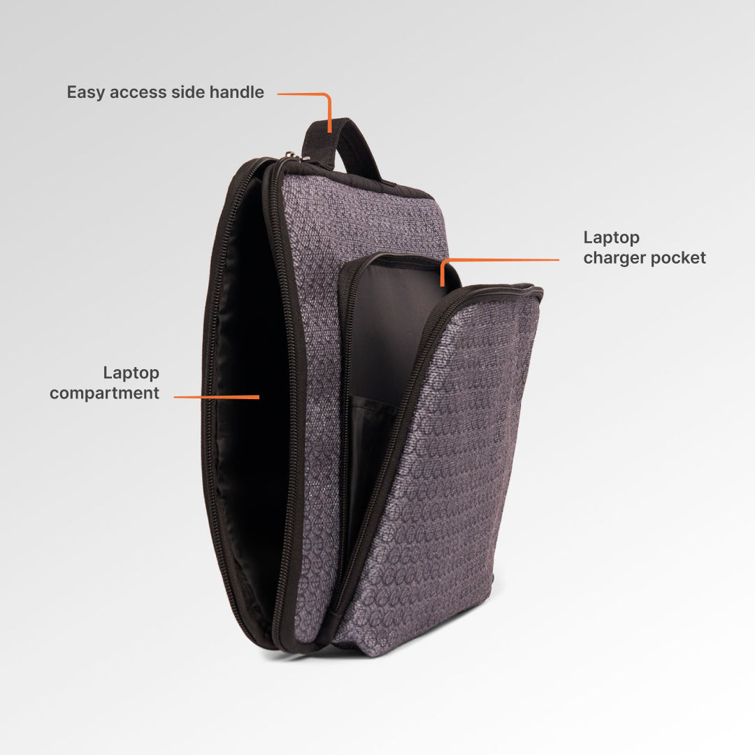 Zanskar Zenith Signature Laptop Sleeve - 16inch (Black)