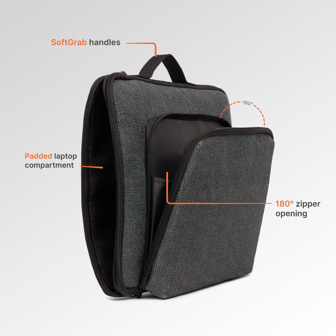 Ajmer Haze Urban Laptop Sleeve - 14inch (Black)