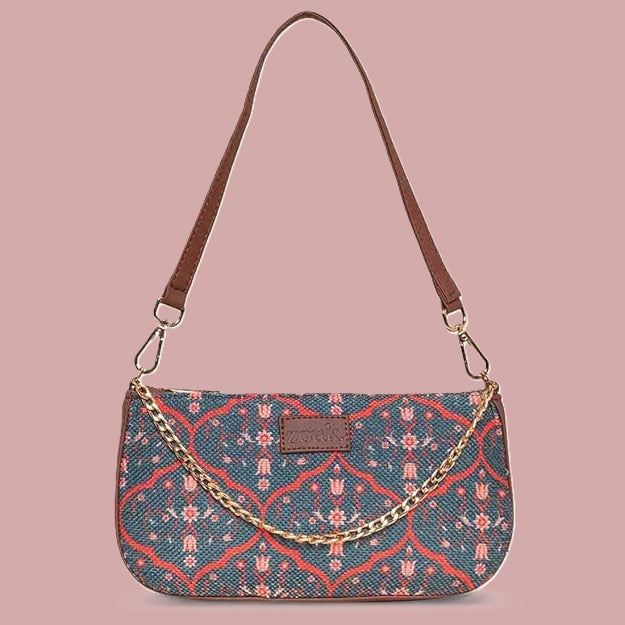 ZIP-Sheesh Mahal Jaali Motif Baguette