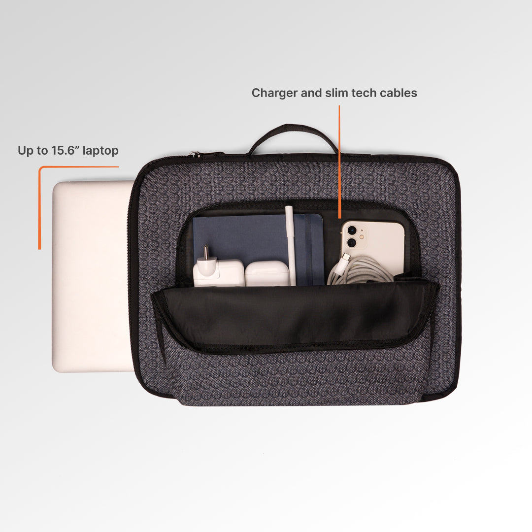 Zanskar Zenith Signature Laptop Sleeve - 16inch (Black)