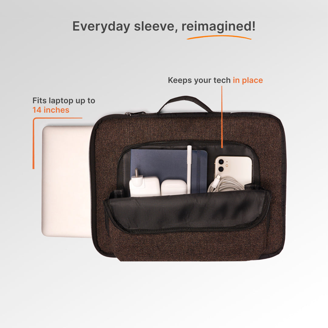 Bristel Signature Laptop Sleeve - 14inch (Black)