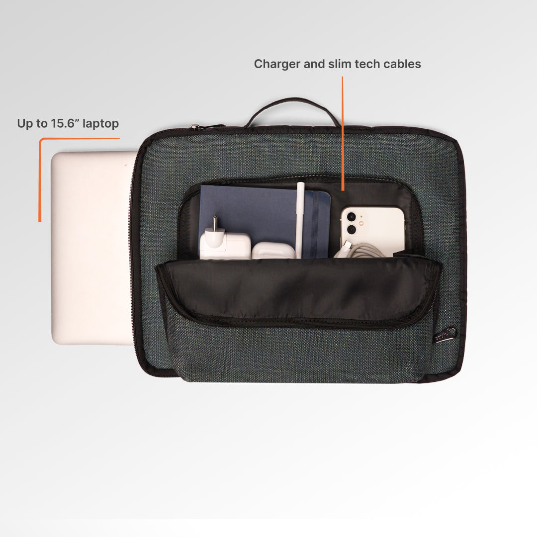 Ajmer Haze Signature Laptop Sleeve - 16inch (Black)