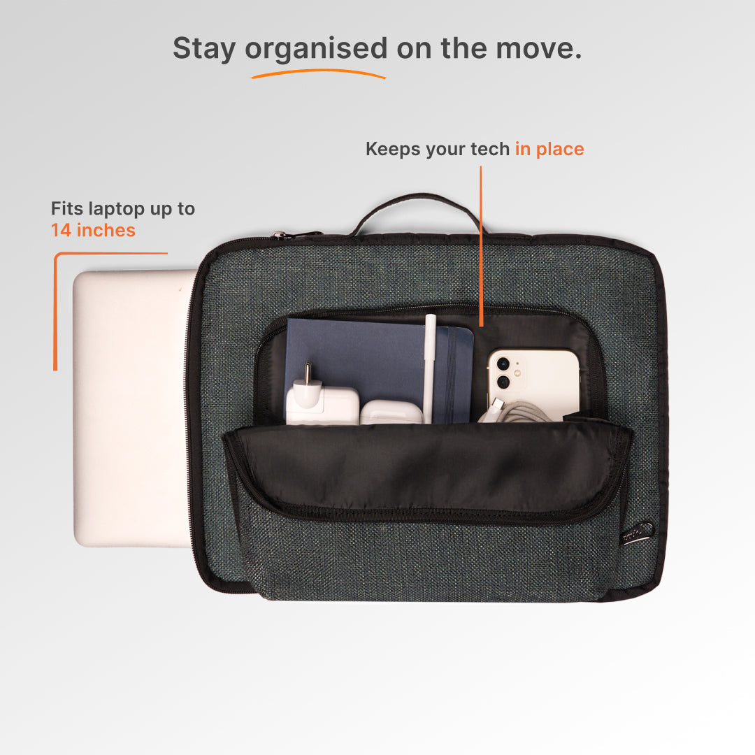 Ajmer Haze Urban Laptop Sleeve - 14inch (Black)