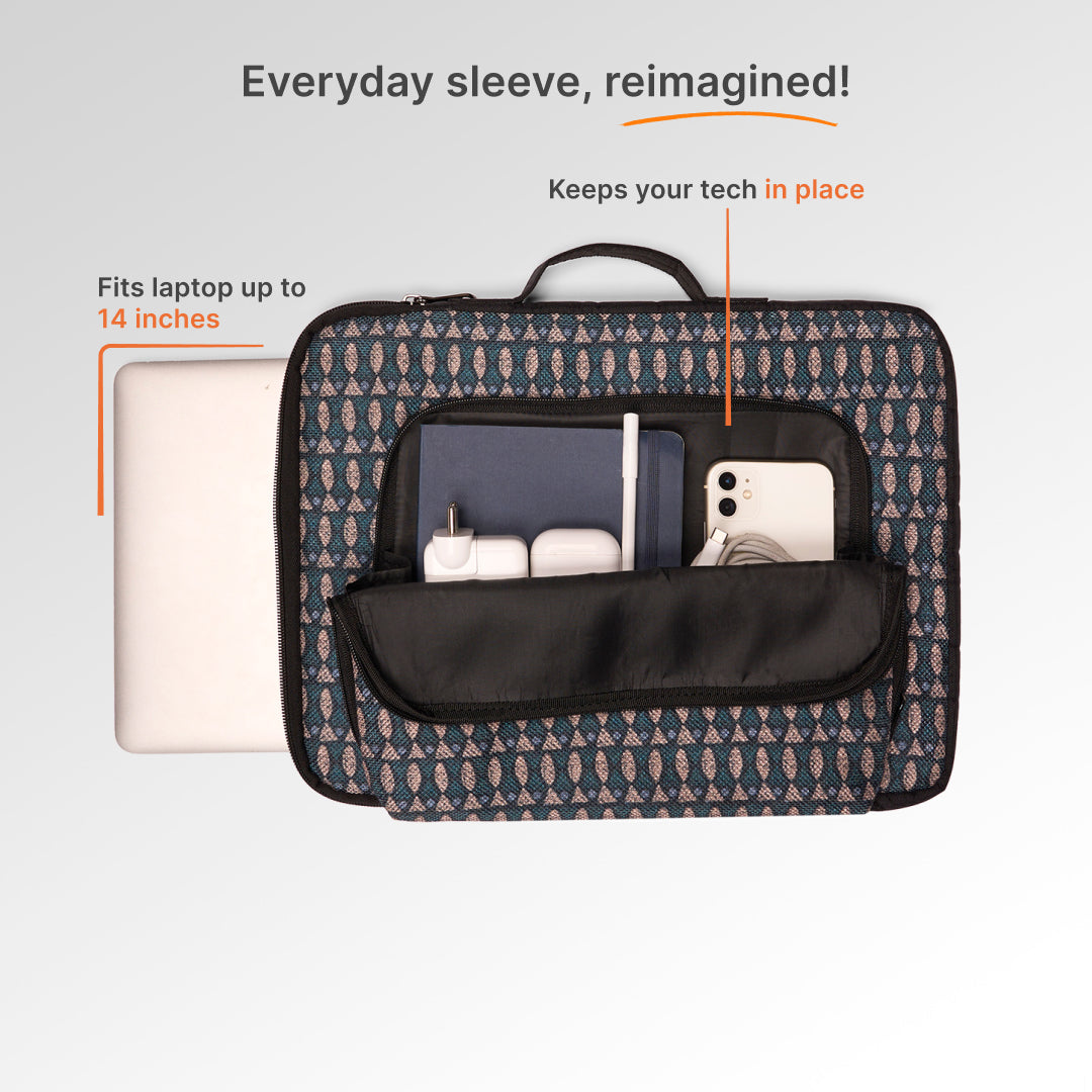 Gangtok Epoch Signature Laptop Sleeve - 14inch (Black)