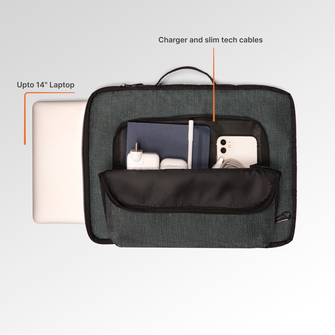 Ajmer Haze Urban Laptop Sleeve - 14inch (Black)