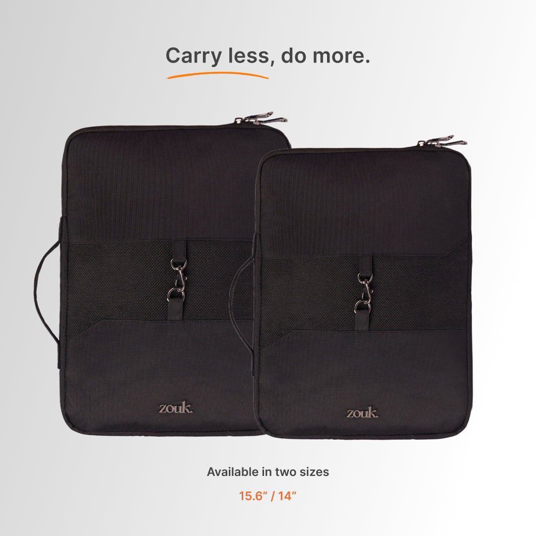 Jet Black Signature Laptop Sleeve - 14inch (Black)