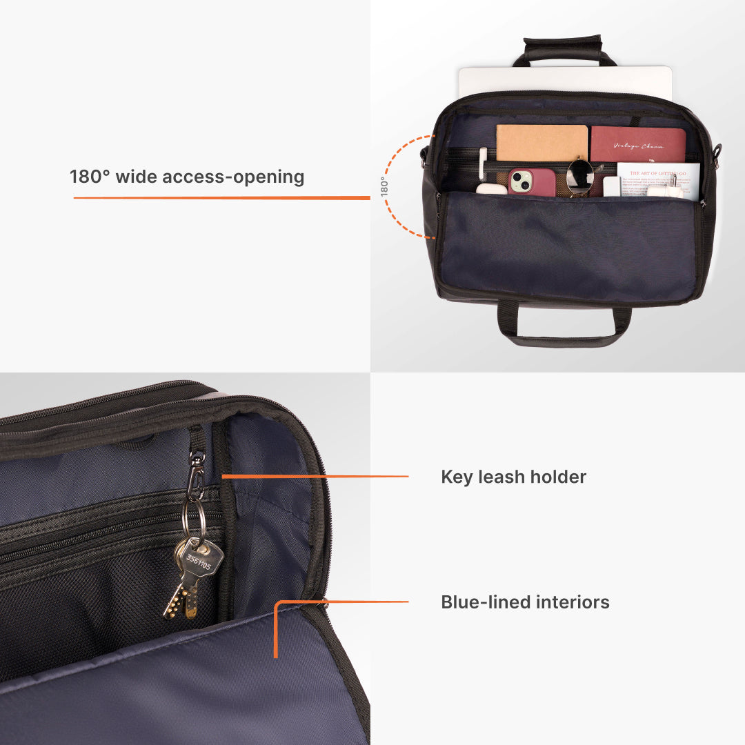 Bristel Office Laptop Bag (Black)