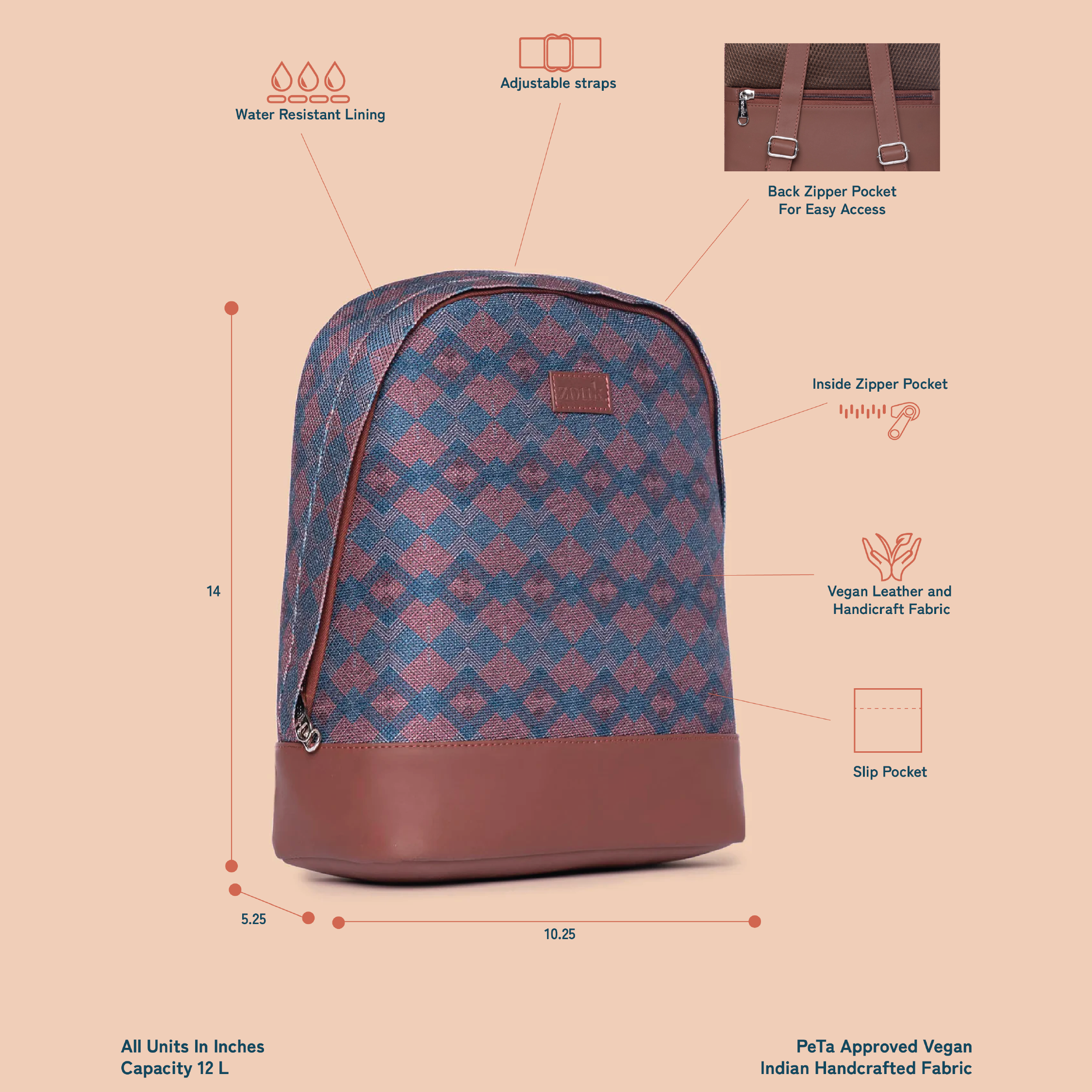 Periyar Weaves Dome Daypack