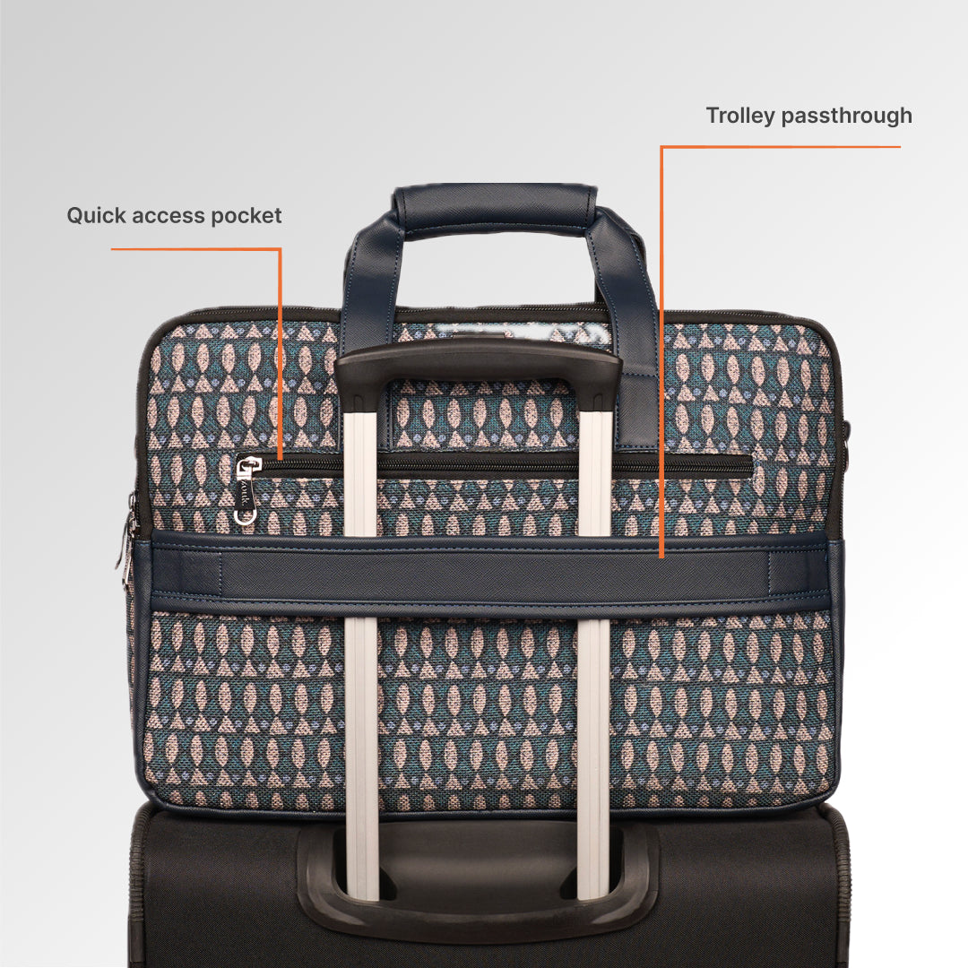 Gangtok Epoch Office Laptop Bag (Blue)