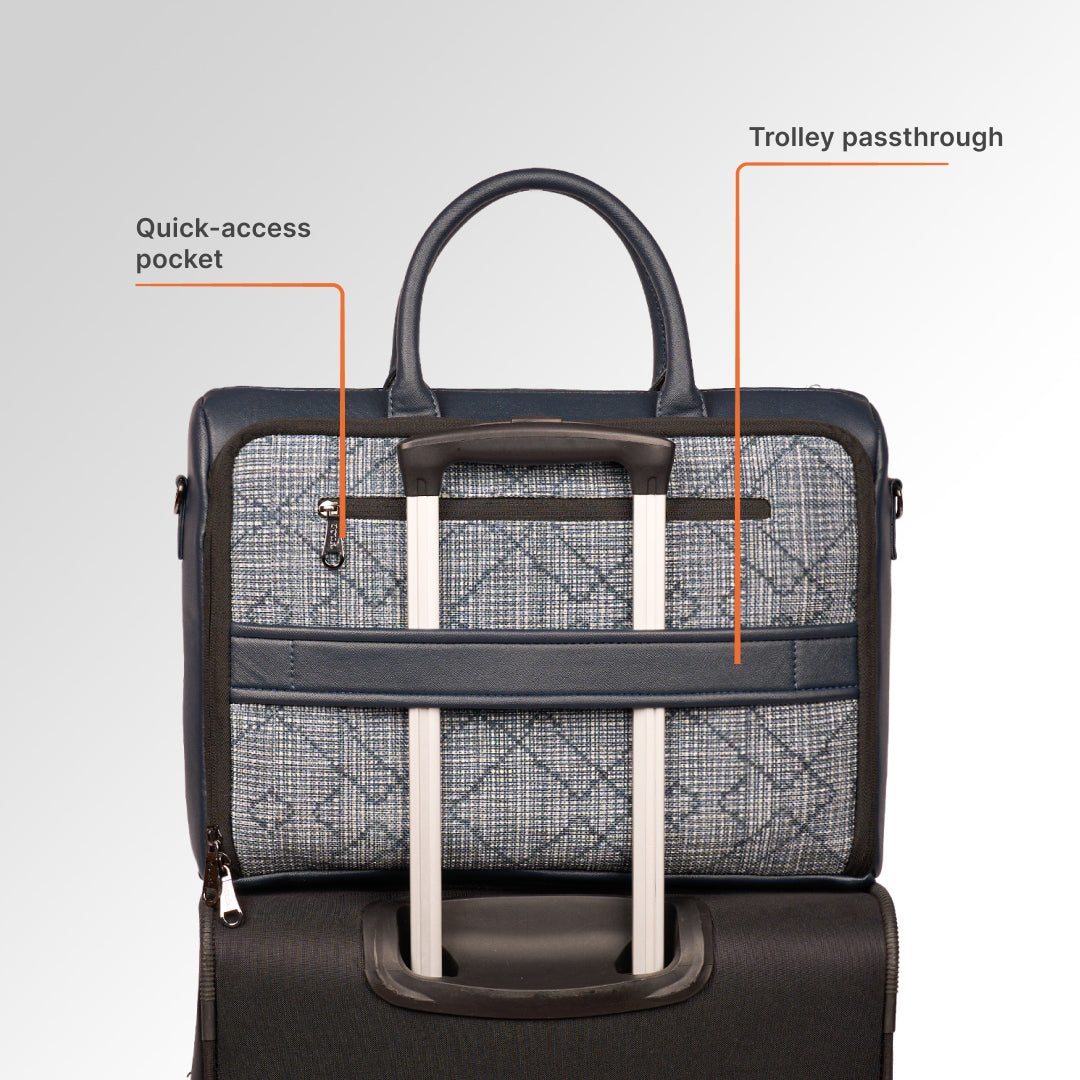 Calcutta Pixels Pro Laptop Bag (Blue)