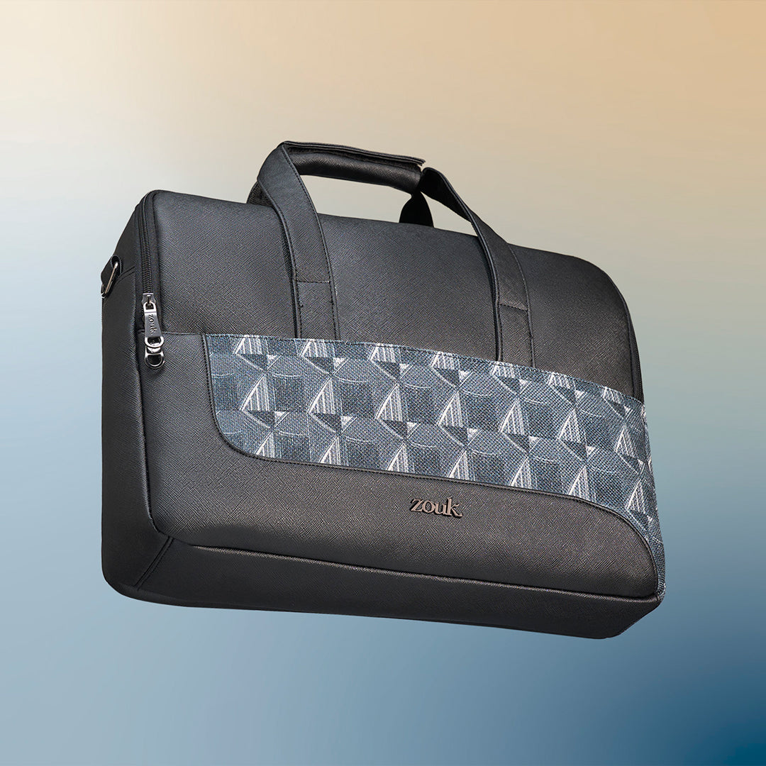 Kochi Carbon Office Laptop Bag (Black)