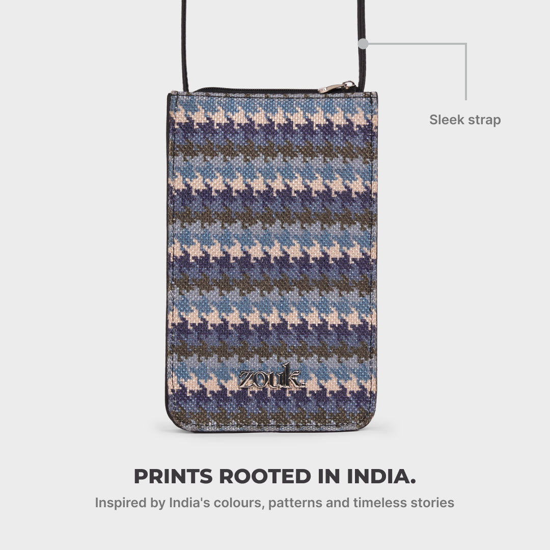 Aarini Phone Sling Bombay Houndstooth