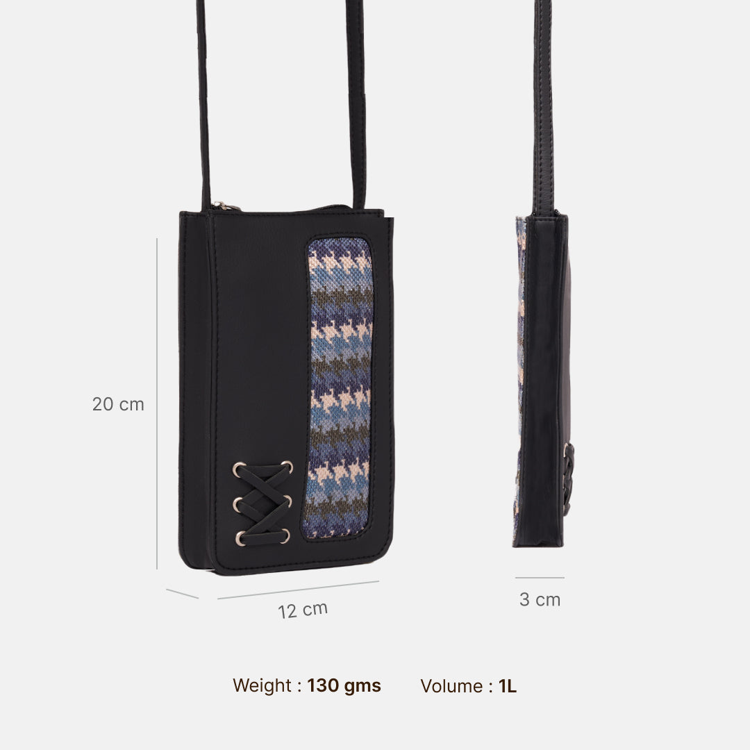 Aarini Phone Sling Bombay Houndstooth