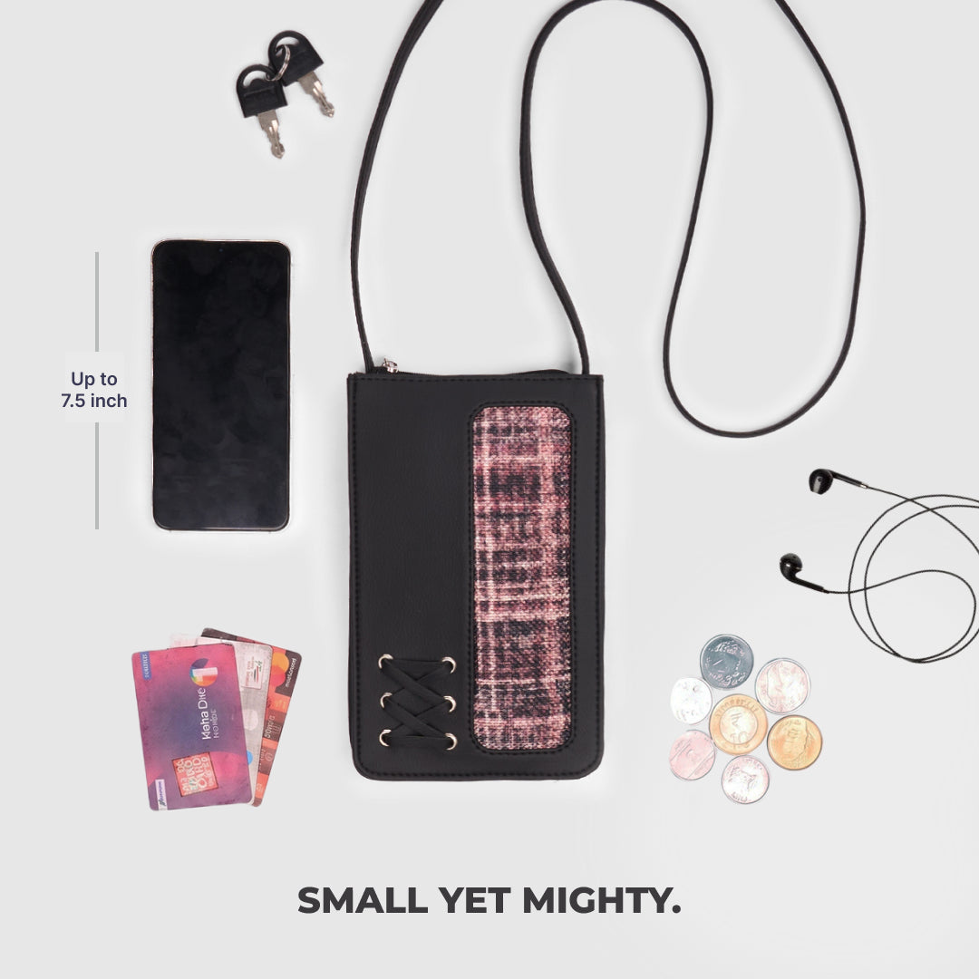 Aarini Phone Sling Cashmere Noir (Pink)