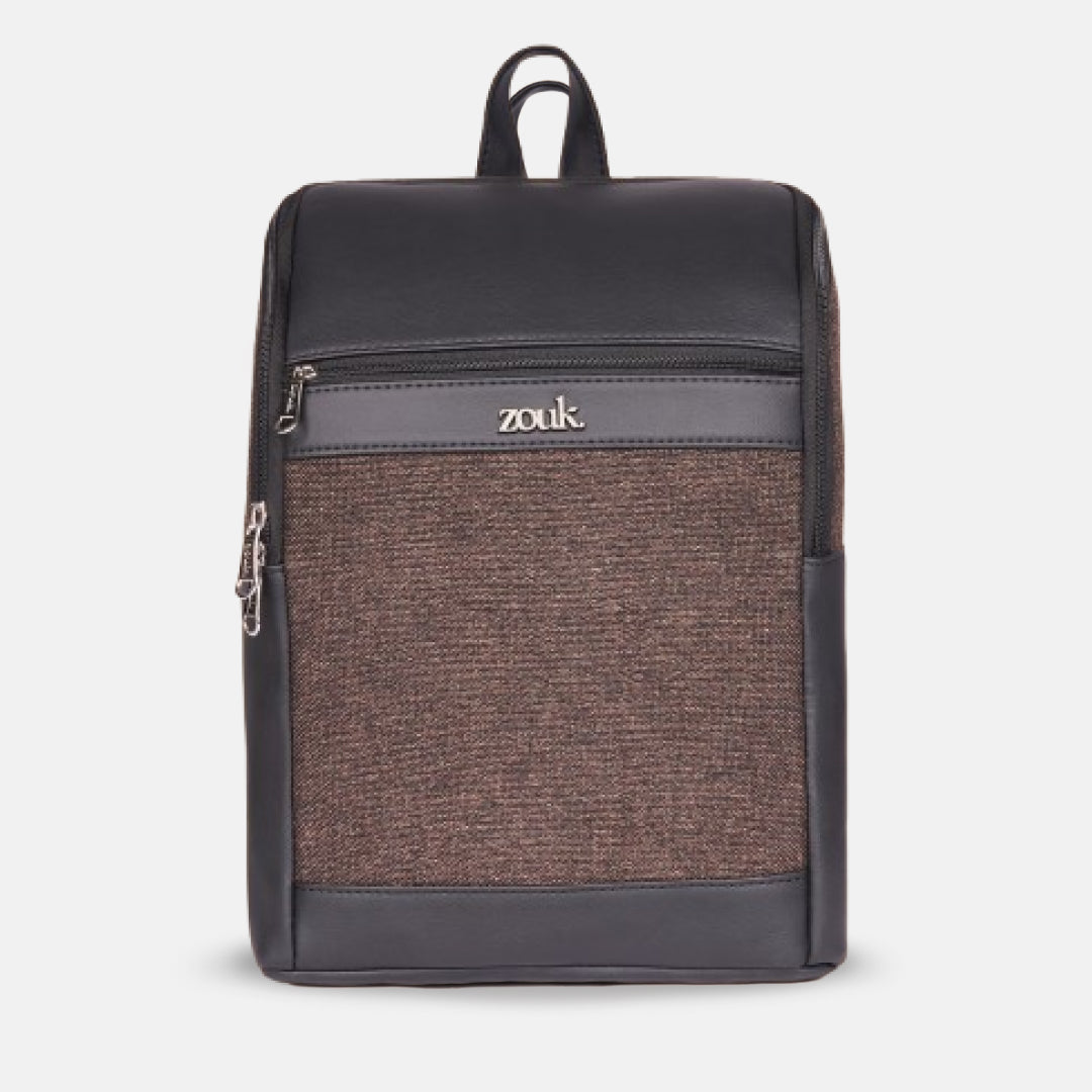 Amalia Laptop Backpack (Black) - Bristel