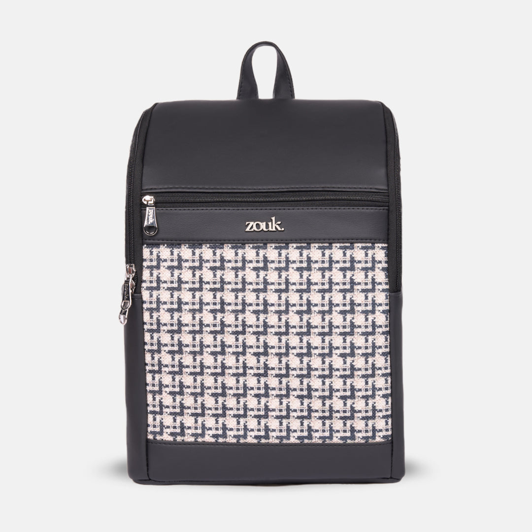 Amalia Laptop Backpack (Black) - Carter Checks