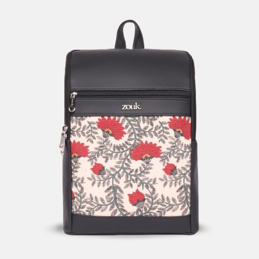 Amalia Laptop Backpack (Black) - Nawabi Couture