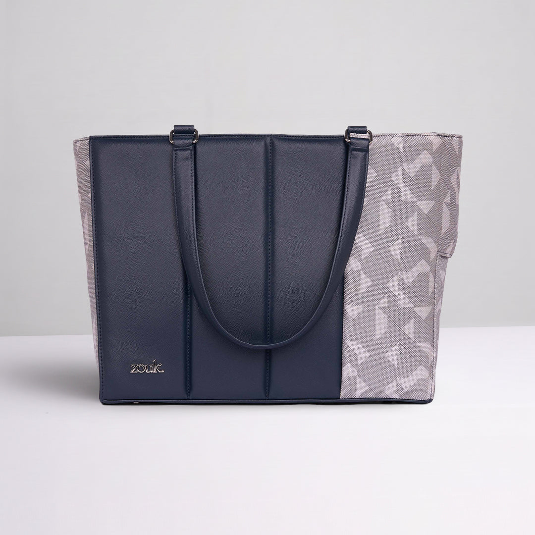 Aravali Abstract Ace Office Bag (Navy Blue)