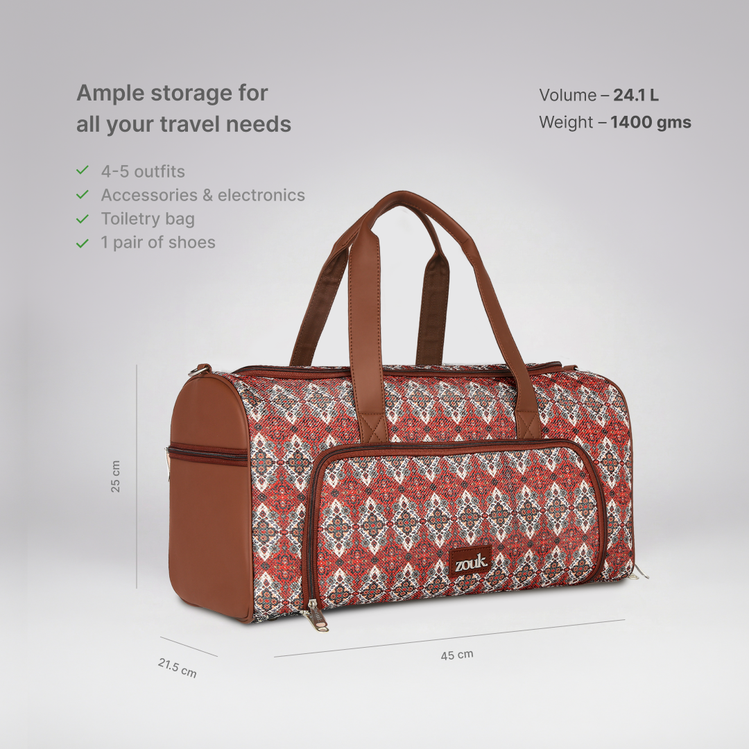 Agra Durrie Weekender Duffle Bag