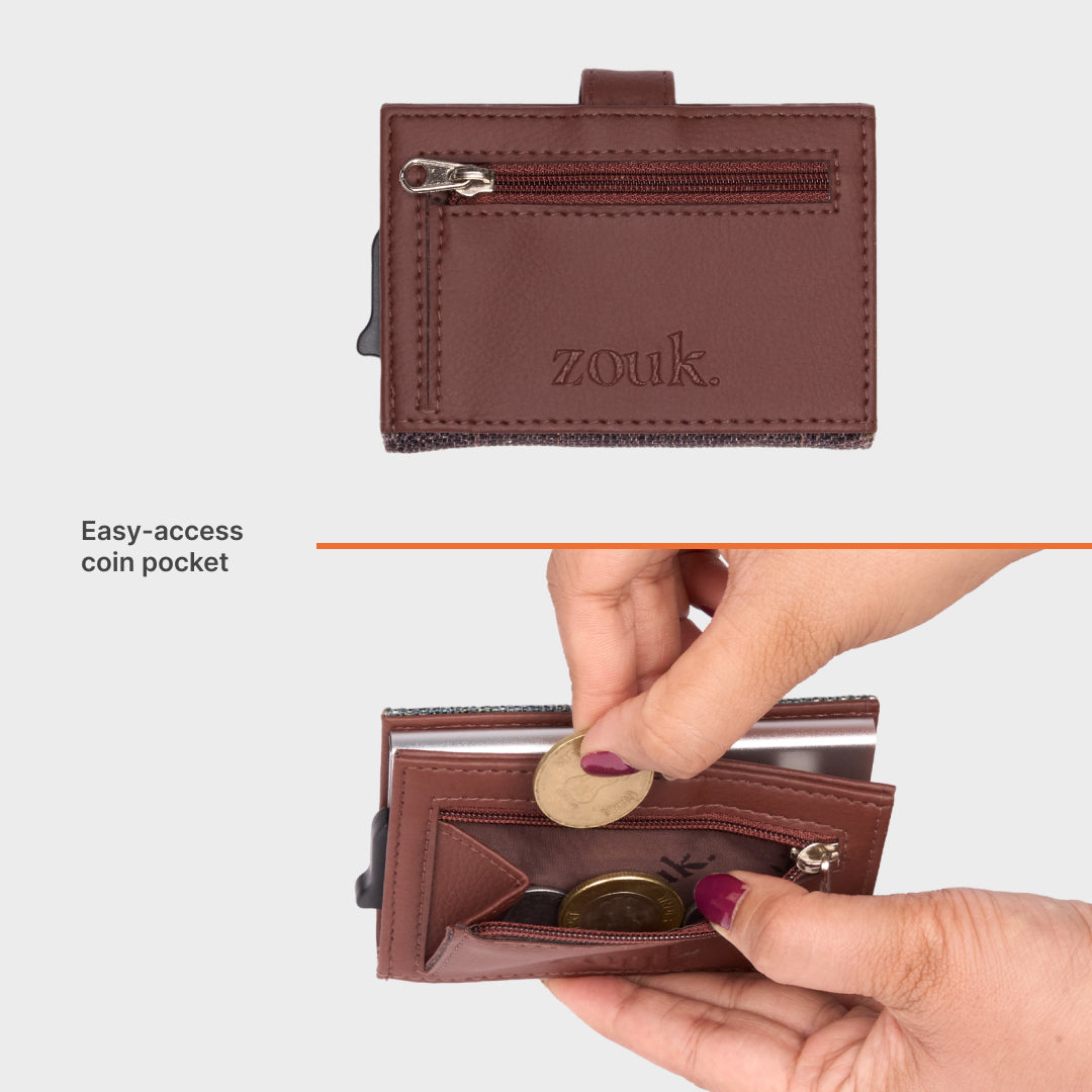Golconda Brass Arc Card Holder