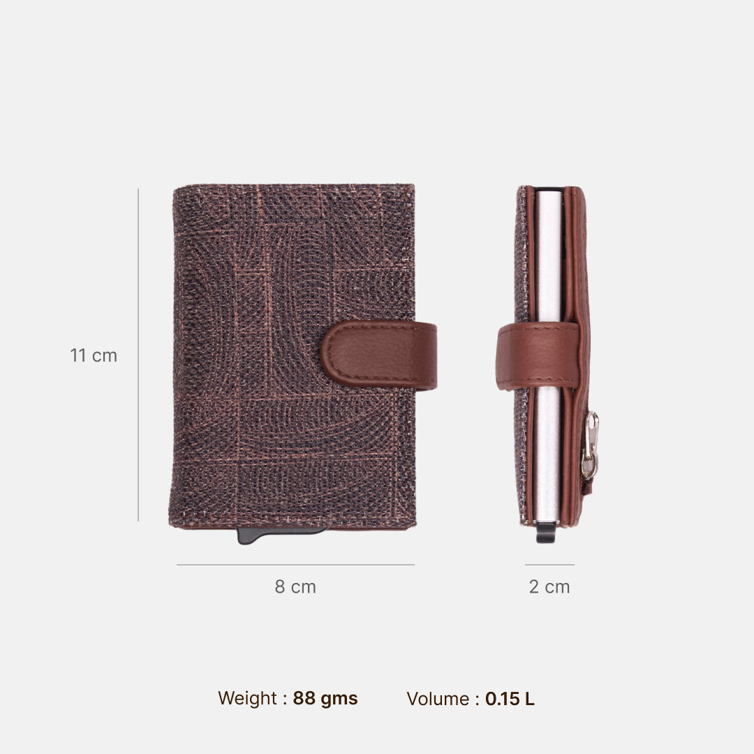 Golconda Brass Arc Card Holder