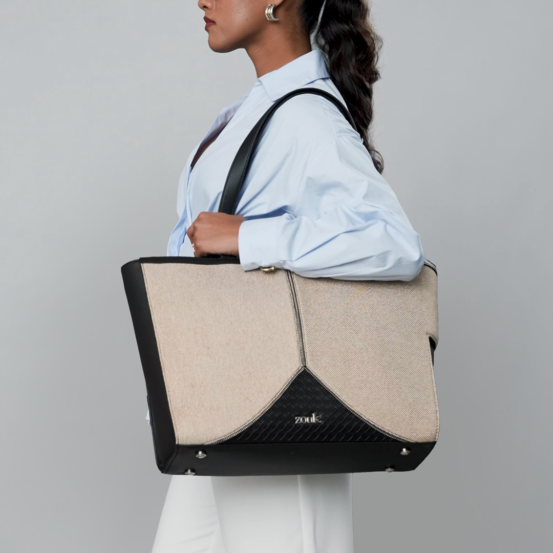 Beige Ascent Office Bag