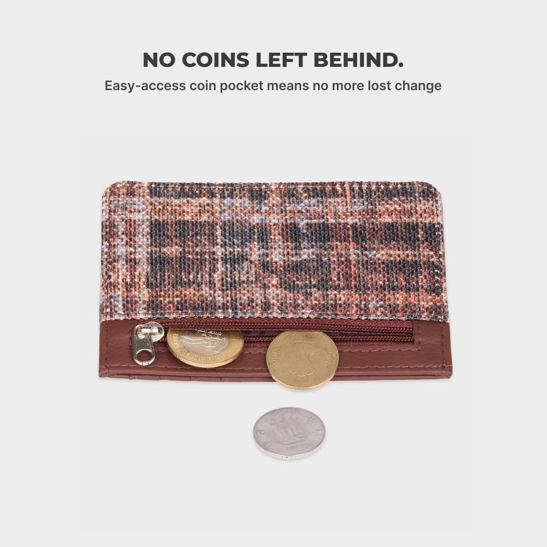 Cashmere Noir (Copper) Ava Card Case