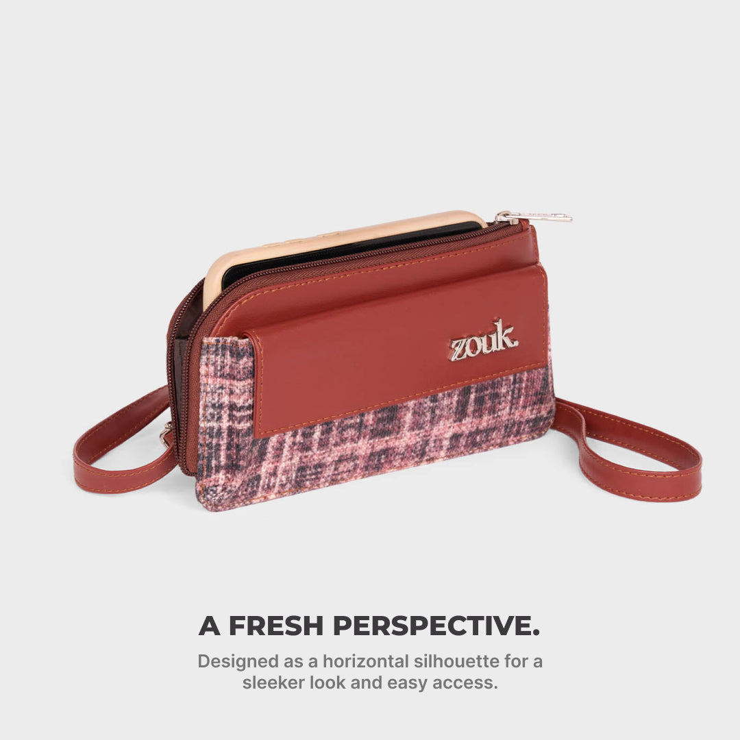 Azura Phone Sling Cashmere Noir (Pink)