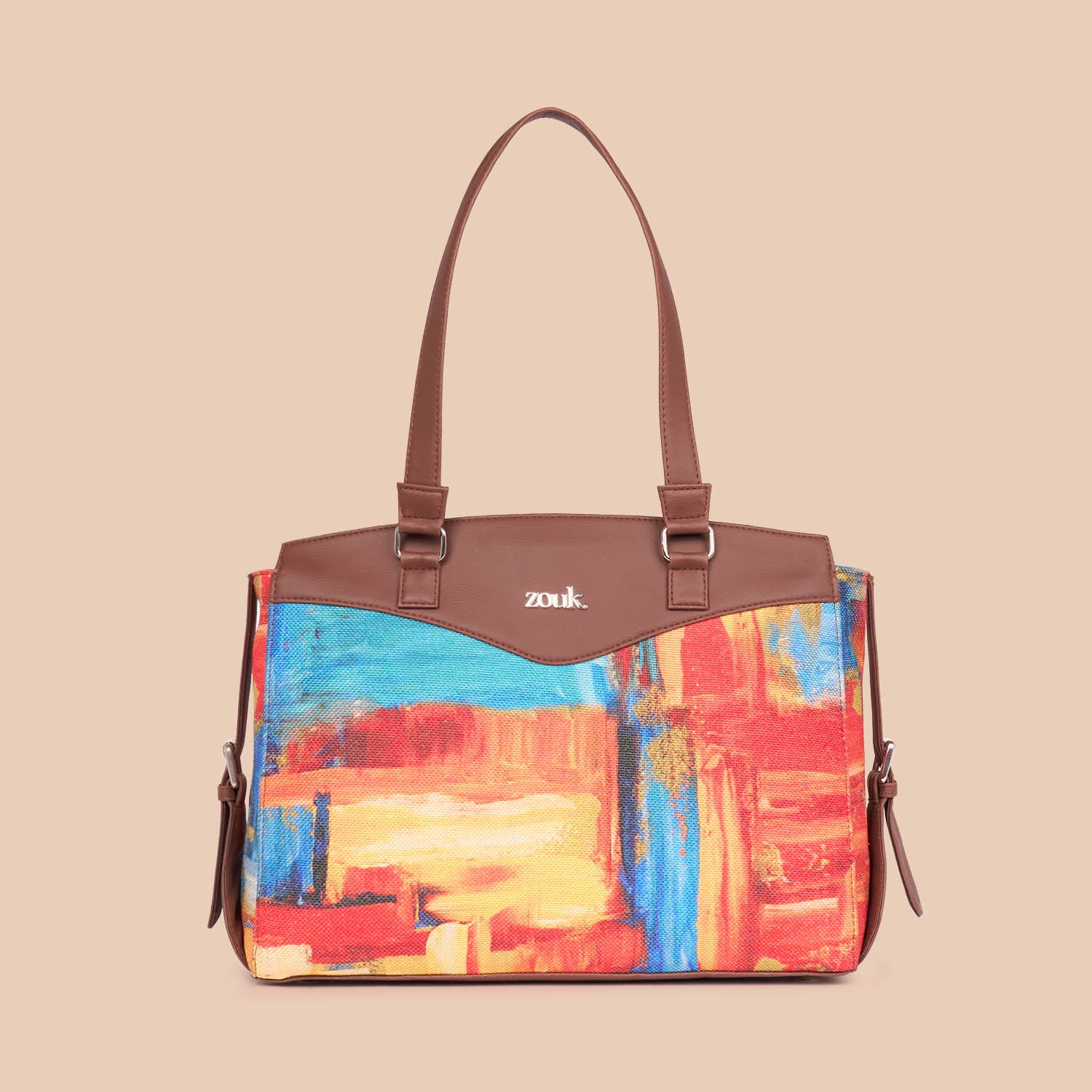 Abstract Amaze Women's Work Bag (Brown)