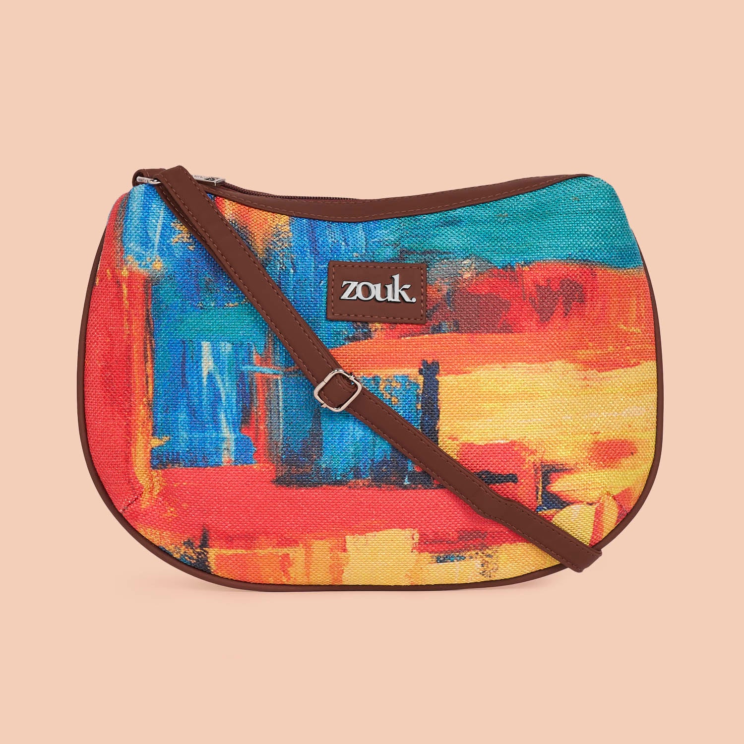 Abstract Amaze Structured Shoulder Bag