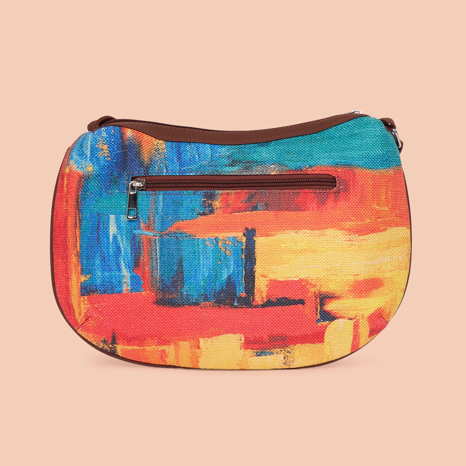 Abstract Amaze Structured Shoulder Bag