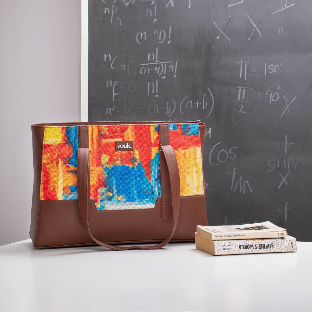 Zouk Abstract Amaze Maya Multitasker Tote Bag