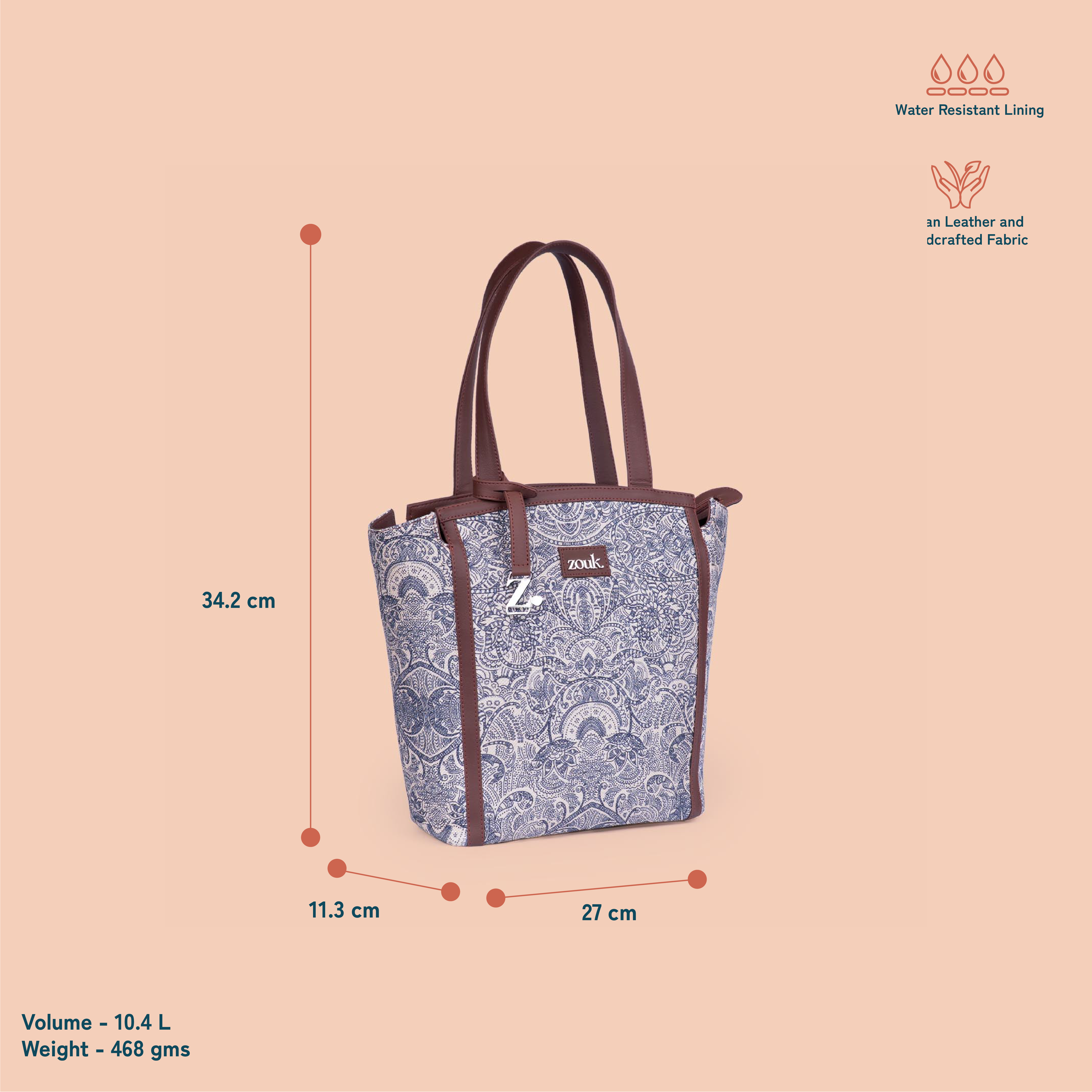 ZIP-Rhea Kapoor Adira Tote Bag - Colaba Shirin
