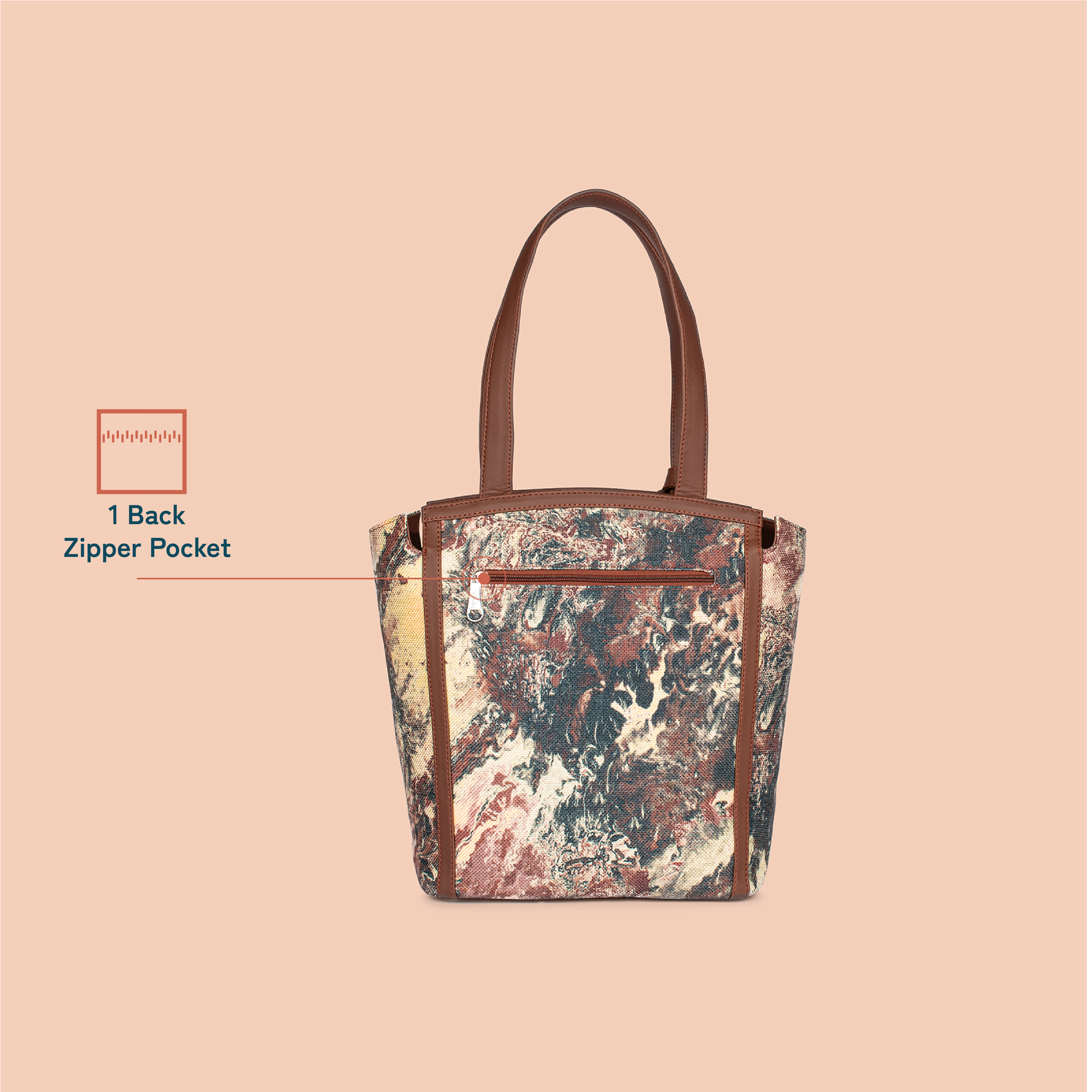 ZIP-Rhea Kapoor Adira Tote Bag - Malabar Cascades