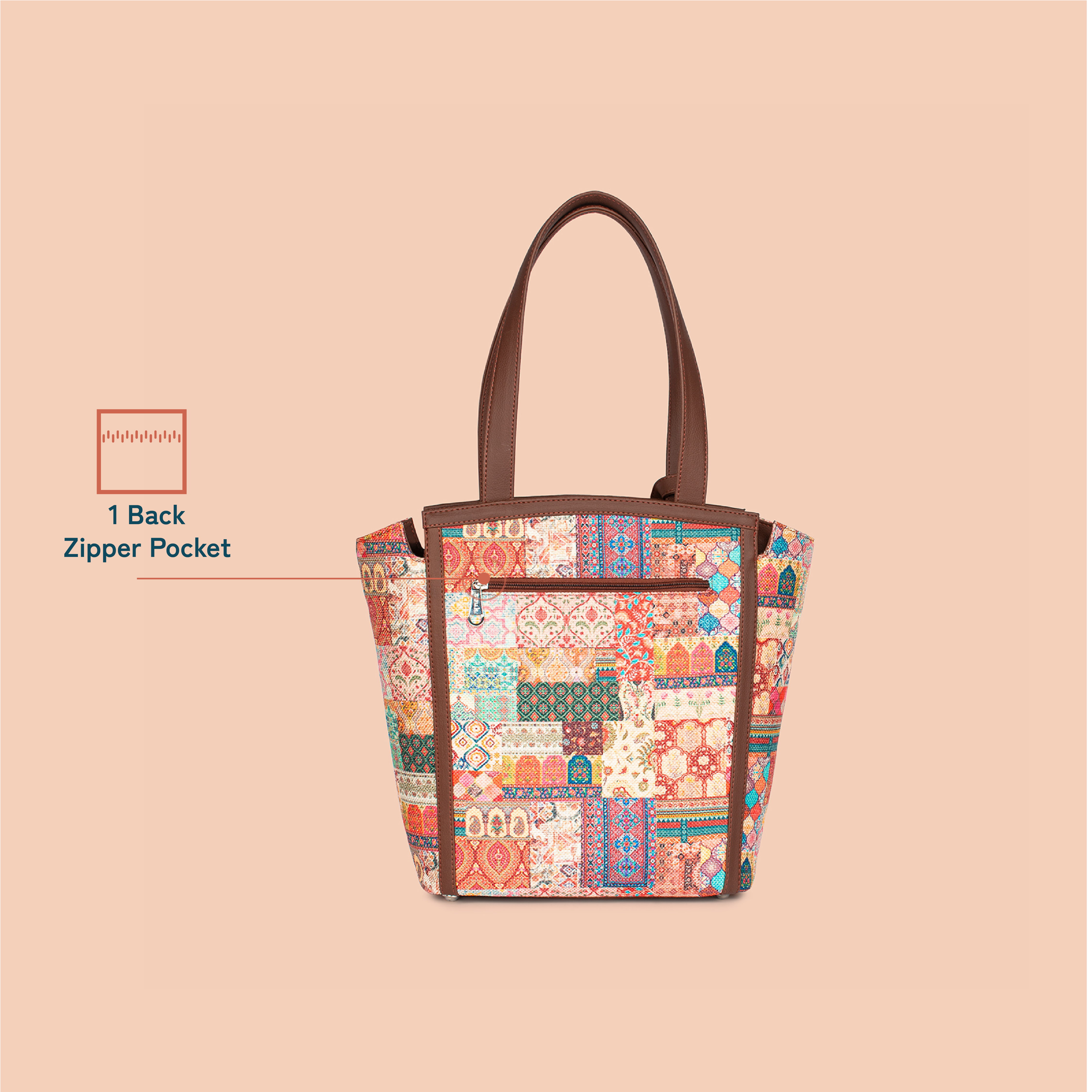 ZIP-Rhea Kapoor Adira Tote Bag - Kutch Gamthi