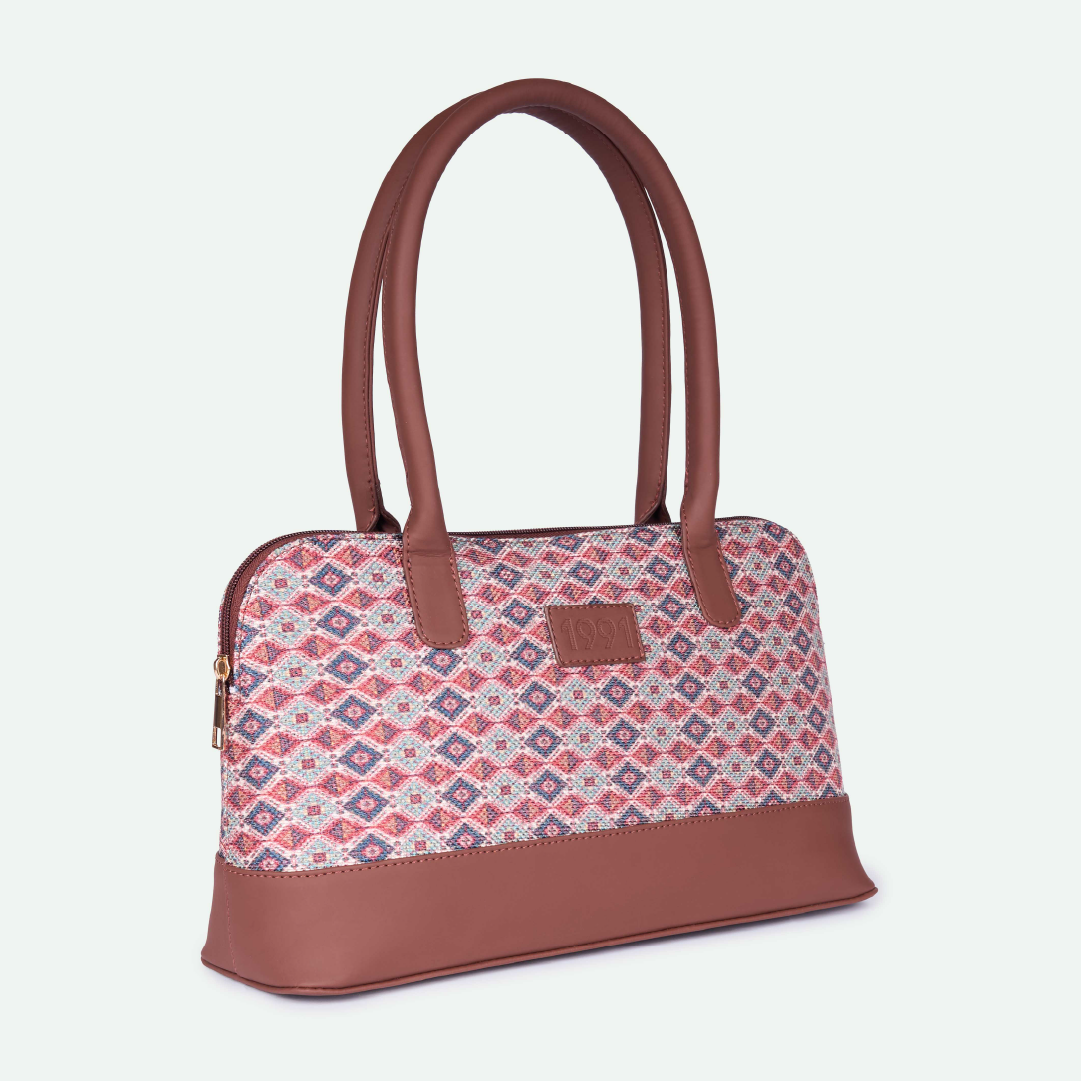 Ajrakh Kami Classic Handbag